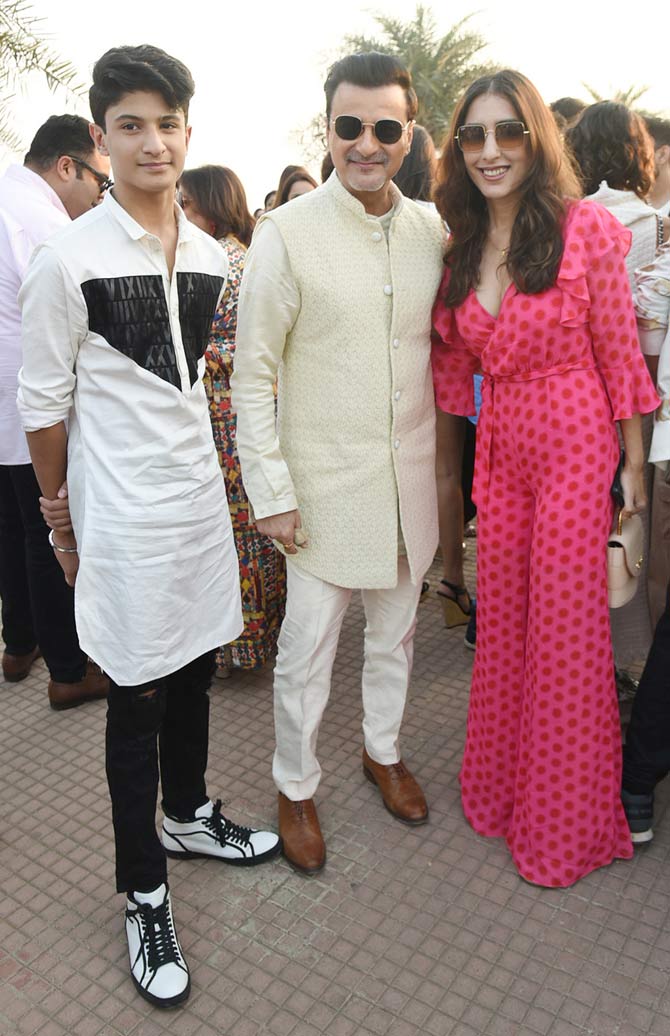 Sanjay Kapoor was clicked with son Jahaan Kapoor as they attended Kunal Rawal's fashion show at Lakme Fashion Week Summer/Resort 2020, Day 5.