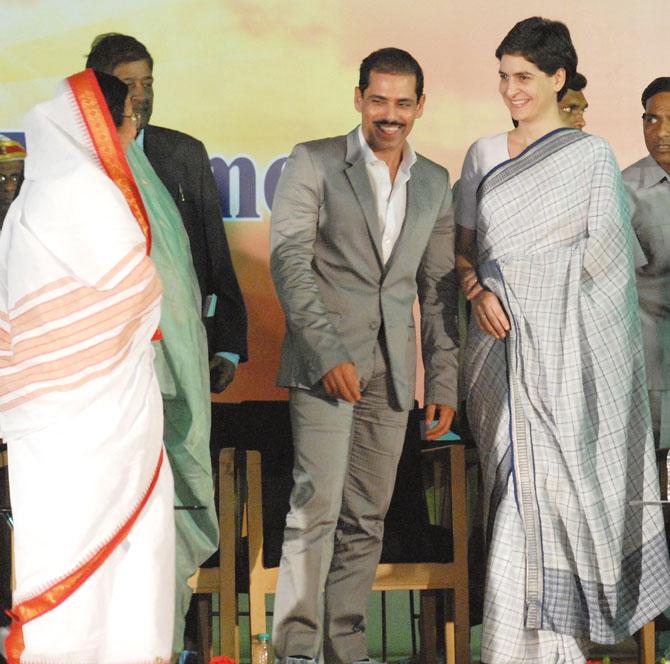 Priyanka Gandhi has always been a pillar of support to Robert Vadra at his times of tribulations.