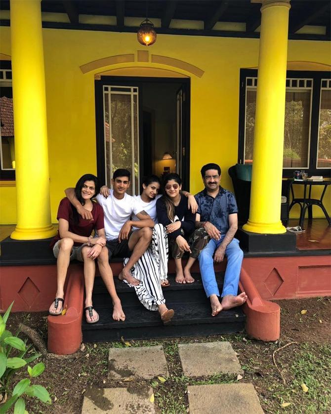 In photo: Ananya Birla welcomes New Year 2018 with this sweet picture of herself where she is seen spending quality time with her family.





