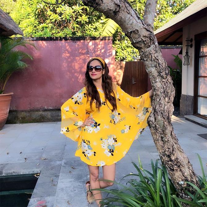 While holidaying with her gang of girls in Bali, Nusrat was seen sporting a yellow dress with floral prints on it. While sharing this picture, Nusrat captioned it: Be Happy... Be bright... Be you! Nusrat ended her caption with a yellow heart emoticon.