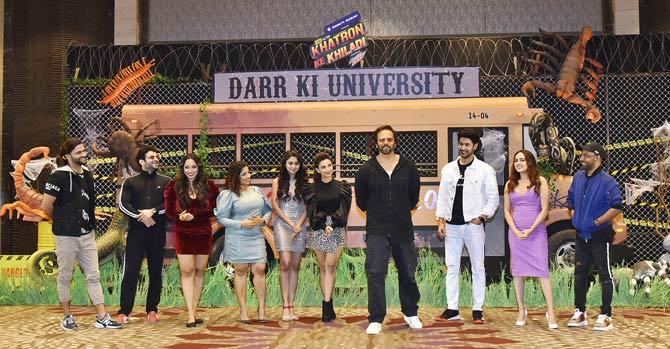 Rohit Shetty is all set to turn host for the new season of Fear Factor Khatron Ke Khiladi, and this time, he will be known as Professor of Darr Ki University, as thrills and adventures take over Bulgarian boulevards. All pictures/Yogen Shah