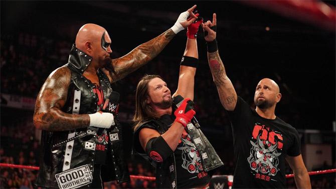 The Phenomenal AJ Styles returned to Raw after an injury and said that he would definitely compete at WrestleMania. After Ricochet interrupted and said he would be WWE champion and demanded to face AJ Styles, Karl Anderson instead, challenged him to a match