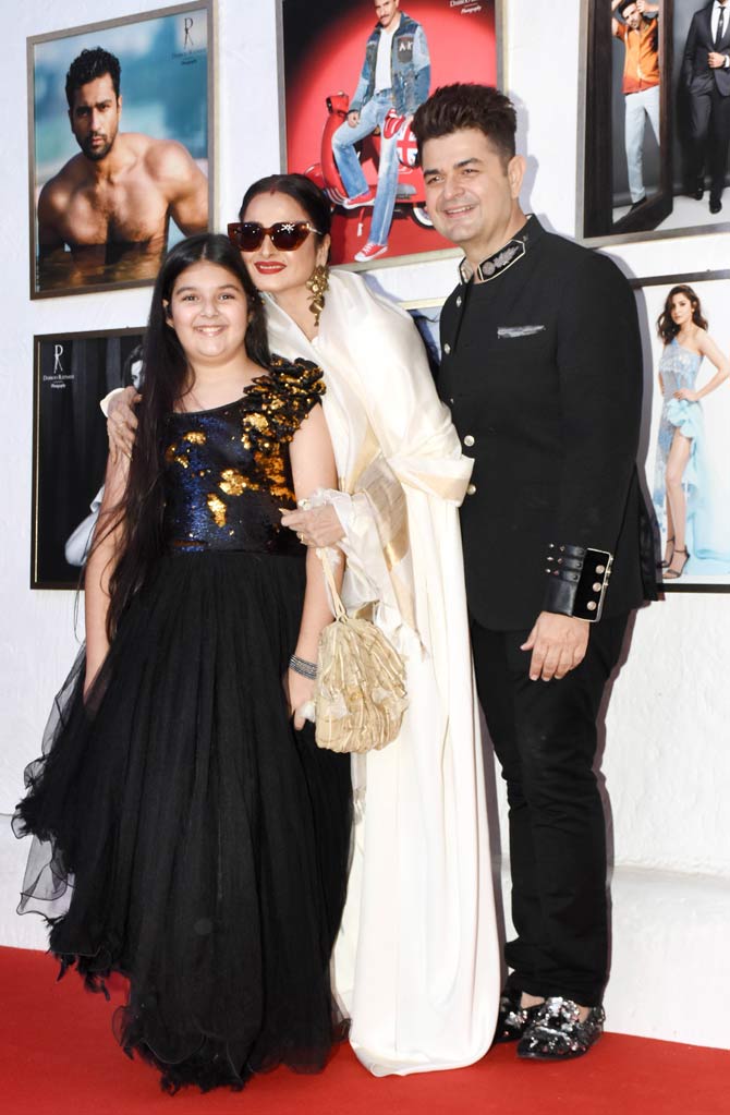 Evergreen actress Rekha also attended the Calendar launch event hosted in Mumbai.