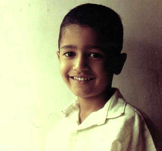 But before Masaan, did you know Vicky Kaushal made his acting debut in Anurag Kashyap's most-talked-about film Gangs of Wasseypur? While the fact that Vicky Kaushal played a young Omi (Kunal Kapoor's character) in Luv Shuv Tey Chicken Khurana, is not new, he has had faced camera even before that.
In picture: The cute little Vicky with the infamous soldier hair cut which every child has to go with that do but instead makes him look too adorable.