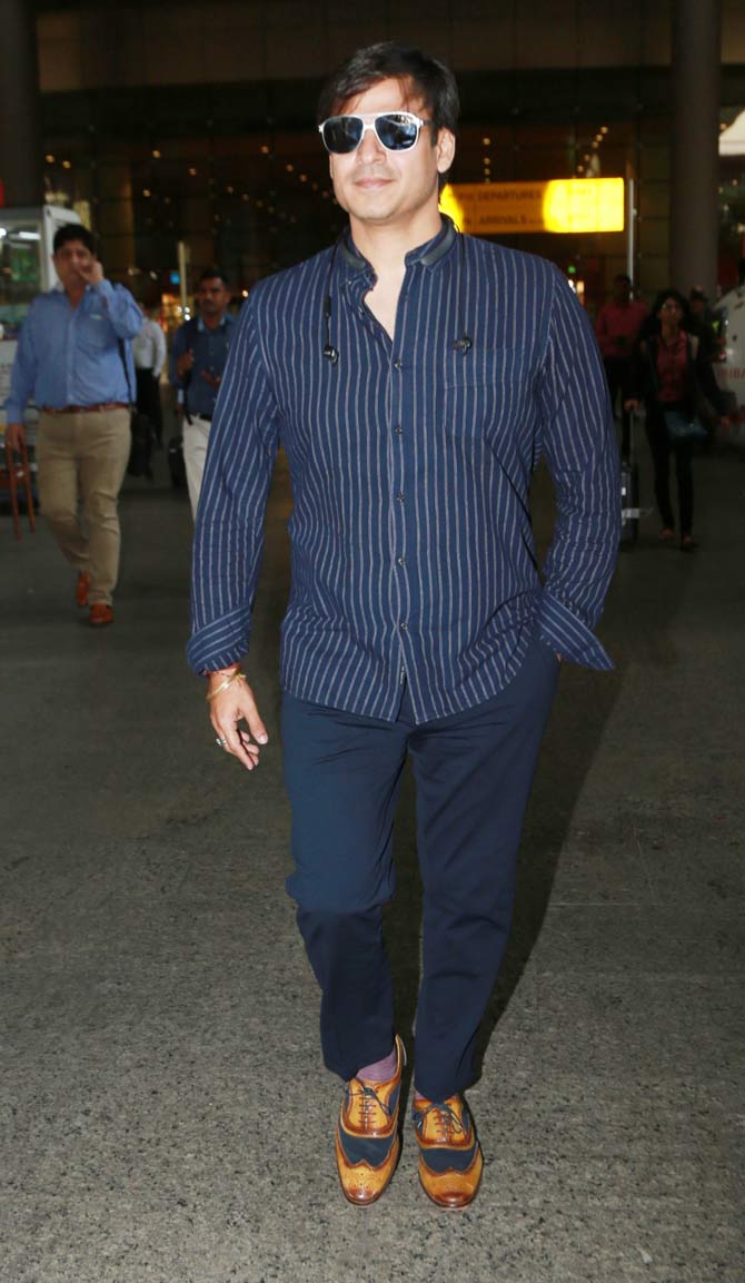 Vivek Oberoi was also clicked at the Mumbai airport. Speaking about his professional journey, the actor was last seen in PM Narendra Modi.