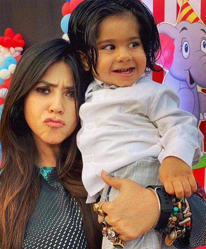 Ekta Kapoor: Ekta became a mother to a baby boy via surrogacy. This news came three years after little brother Tusshar Kapoor had opted for surrogacy and become a father to a baby boy, who he named Laksshya Kapoor. The producer's baby was born on January 27, and she named him Ravie, after dad Ravi Kapoor.