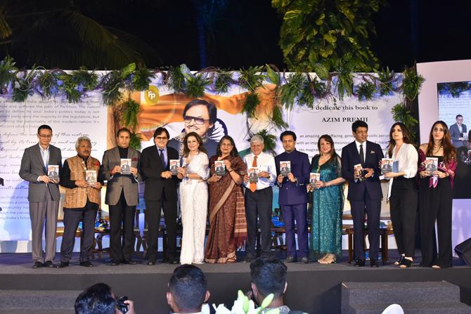 Actor and filmmaker Sanjay Khan launched his second book Assalamualaikum Watan at a 5-star hotel in Bandra, Mumbai. The event saw many Bollywood and Mumbai personalities in attendance. Assalamualaikum Watan traces the role of Muslims in shaping India's heritage and encourages Indian Muslims to join the mainstream. All pictures/Yogen Shah and Pallav Paliwal