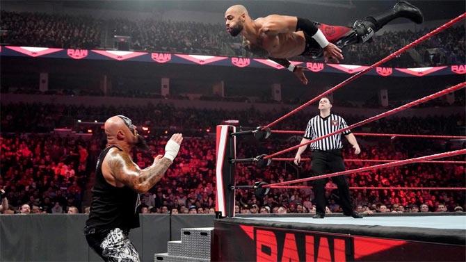 Ricochet proved that he is someone to be taken seriously as he put on a brave show to defeat Luke Gallows with a Shooting Star Press in their singles match. Ricochet will face Brock Lesnar for the WWE title at Super ShowDown