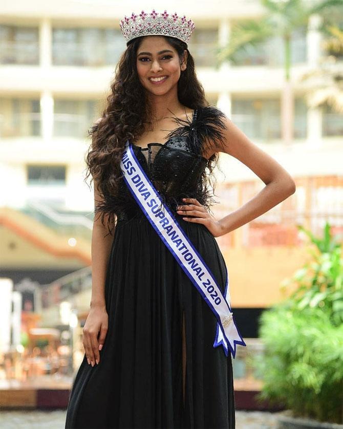 Aavriti Choudhary from Jabalpur was crowned the first runners' up in the Liva Miss Diva 2020 pageant held on February 22, 2020 in the Yash Raj Studios in Mumbai.