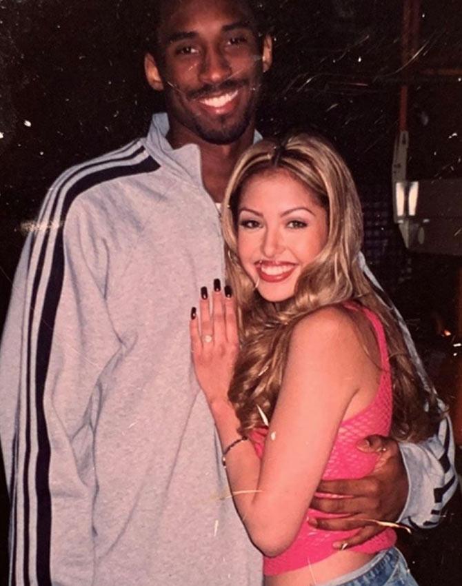 It was in November 1999, at age 21 that Kobe Bryant met the girl of his dreams - 17-year-old Vanessa - as she worked as a dancer for a music video.
Vanessa Bryant shared this picture and wrote, 