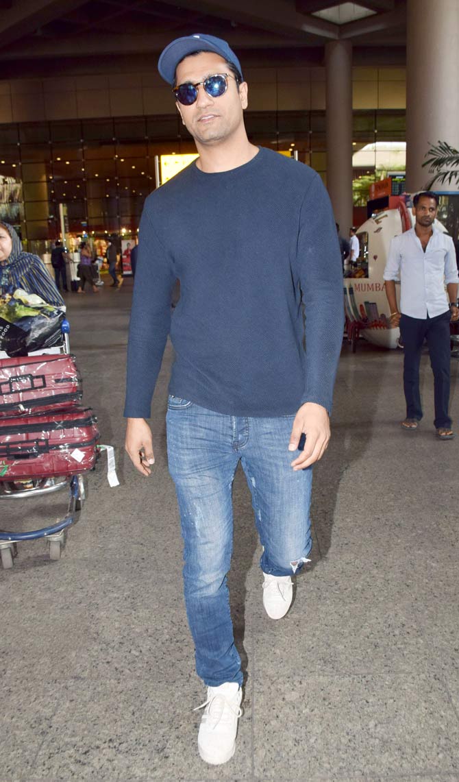 Vicky Kaushal was also clicked at the Mumbai airport by the shutterbugs. The actor, on the professional front, Vicky was last seen in Bhoot: Part One - The Haunted Ship.