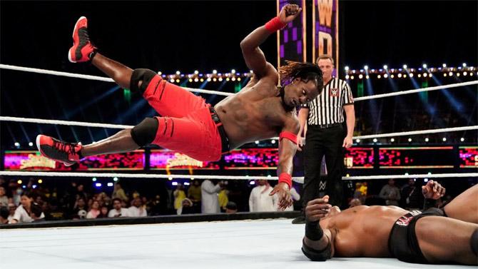 The first-ever Tuwaiq Trophy gauntlet match was held in Saudi Arabia. AJ Styles, Bobby Lashley, Eric Rowan, R-Truth, Andrade and Rey Mysterio were scheduled to fight. R-Truth first eliminated Bobby Lashley