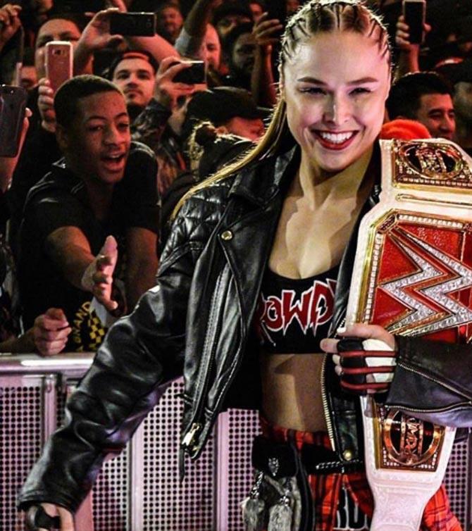 Ronda Rousey is a one-time Raw Women's Champion in the WWE.