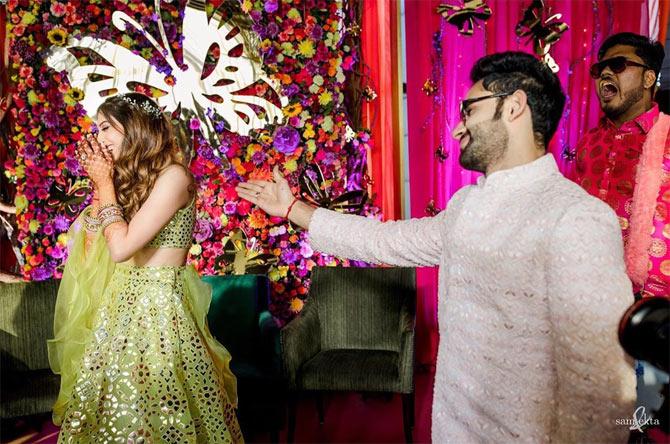 We wish the duo - Armaan Jain and Anissa Malhotra a very happy married life! Adorable, isn't it?