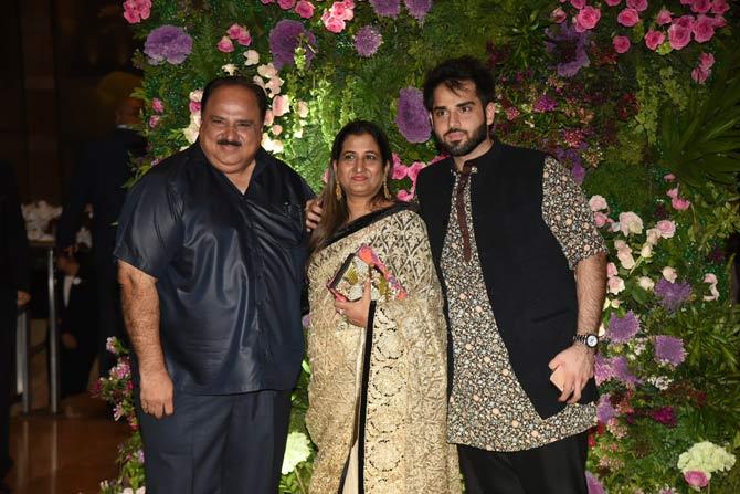 Manoj Jain's brother, and uncle to Armaan and Aadar Jain, also attended the wedding ceremony hosted in the city.