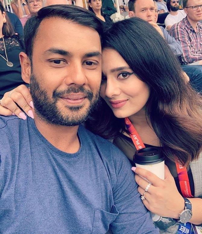 Mayanti Langer shared this candid photo with husband Stuart Binny when the couple attended the 2019 Cricket World Cup.