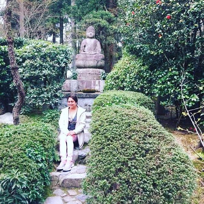 Tina Ambani shares a throwback picture from one of her trips to Japan.