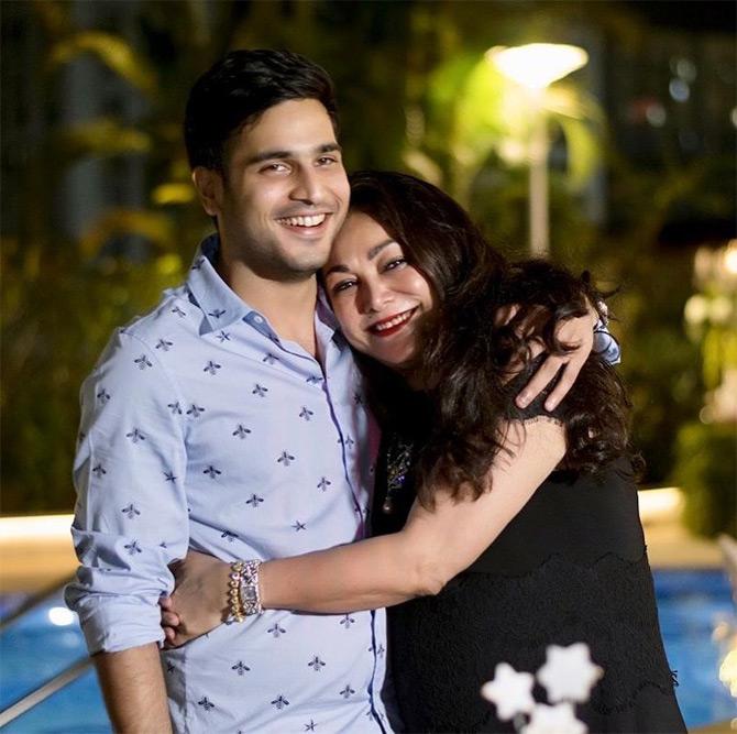 In photo: Tina Ambani shares a warm hug with her son Jai Anmol on the latter's birthday