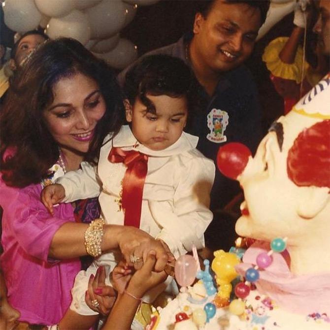 Tina Ambani shared this throwback picture from her son Jai Anmol's childhood diaries on the latter's birthday.