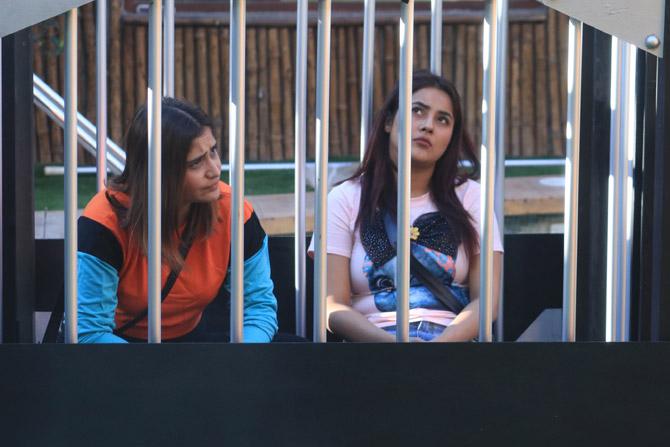 Later, Bigg Boss announced another task that would give the nominated contestants a second chance to win immunity and secure their place in the finale week. In the task, Paras and Mahira were locked in one jail while Arti and Shehnaaz in another. Each jail had 5 gates. The immunity card was placed in between the two jails and one contestant had to cross all the gates to win immunity.