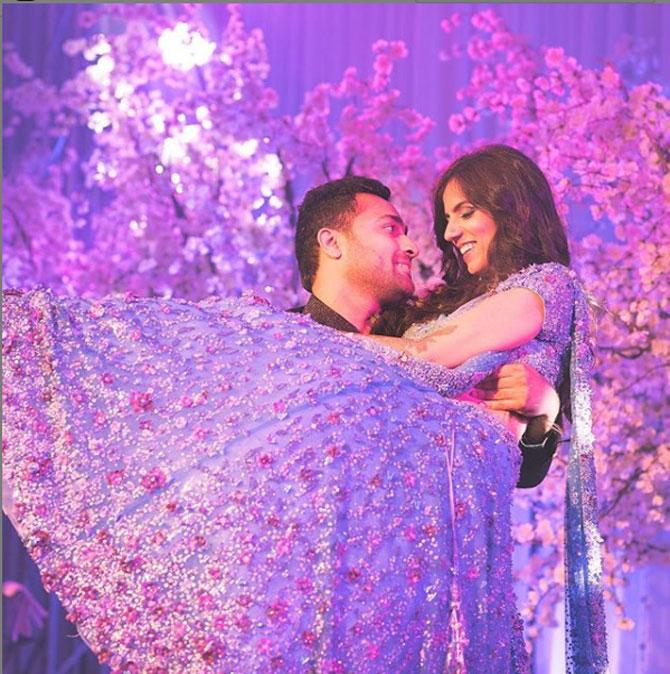 Nishka Lulla and Dhruv Mehra
Ace designer Neeta Lulla's daughter Nishka Lulla got married to Dhruv Mehra in June 2015. The couple have a daughter named Miraya who turned one-year-old in January this year.