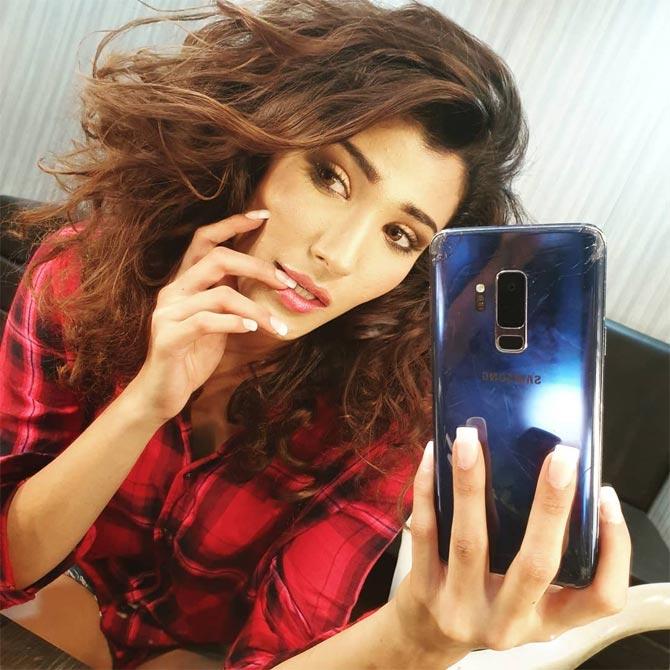 She clicked this photo when she was wanting to share something new and exciting with her fans. 