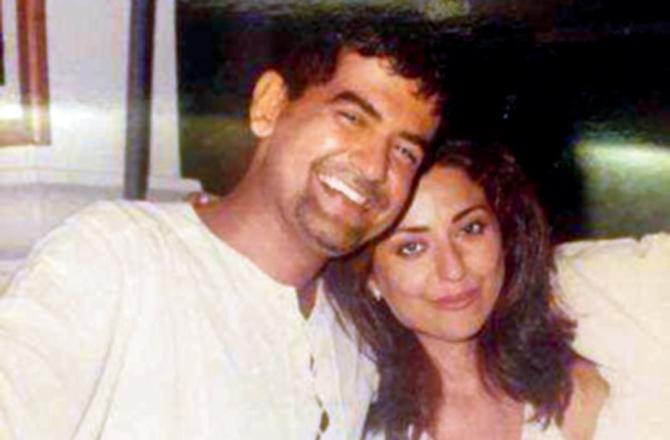 AD Singh with wife, Sabina, shortly after their wedding