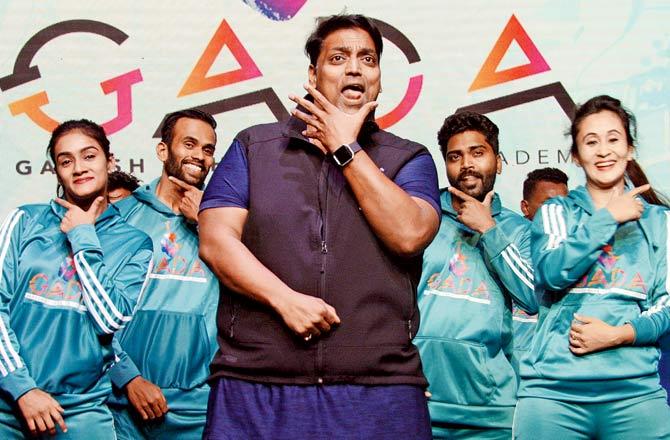 Ganesh Acharya (centre) has claimed that the two women have concocted the stories against him