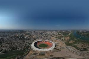 BCCI shares bird's eye view of world's largest stadium - Motera Stadium