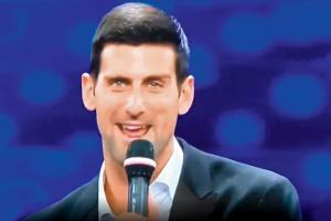 Singer Novak Djokovic gets standing ovation at music fest in Italy