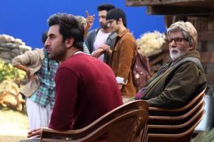 Brahmastra: Big B seems to be in complete awe of Ranbir Kapoor