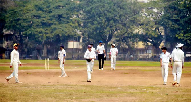 The ground at Shivaji Park, says Gokhale, in keeping with its "democratic nature" has continued to serve many purposes—recreation, sports, prayer and politics. Pics/Bipin Kokate