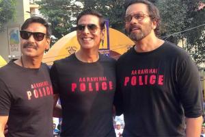 Akshay, Ajay, Rohit grace the Maharashtra Police International Marathon