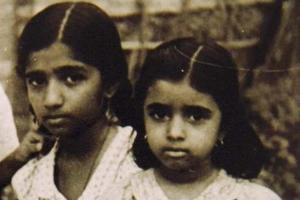 Big B shares childhood picture of  Lata Mangeshkar and Asha Bhosle