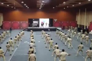Here's how Bengaluru police officers bust their stress!