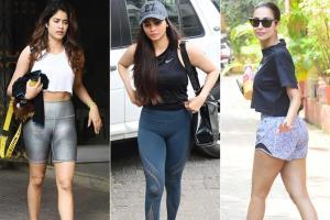 Malaika Arora, Janhvi Kapoor and Daisy Shah hit the gym