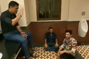 MS Dhoni enjoys singing 'Mere Mehboob Qayamat Hogi' inside toilet