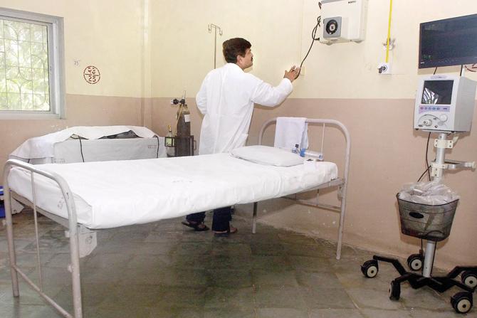 Kasturba Hospital’s current isolation ward was built in 2009 during the H1N1 outbreak