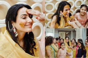 Loved her engagement pictures? Now see Kamya Panjabi's Haldi ceremony