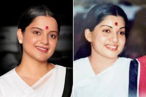 Kangana Ranaut's new look as young Jayalalithaa revealed!