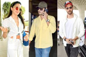 Kiara Advani, Hrithik Roshan, Mahesh Babu at Mumbai airport