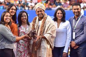 Leander Paes felicitated on last day of Bengaluru Open