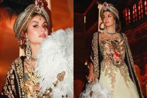 Natasha Poonawalla looks royal in an ivory gown at Jaisalmer