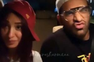 Paras Chhabra, Mahira Sharma enjoy a late night drive together