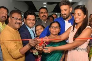 Rahul Dev and Mugdha Godse grace the opening of S.P Enterprises