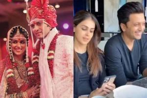 Genelia and Riteish have opposite reactions to their anniversary 