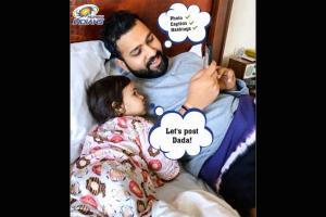 Rohit has a 'new social media manager' and Mumbai Indians revealed it
