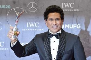Sachin's 'Carried On Shoulders of Nation' wins Laureus Moment Award