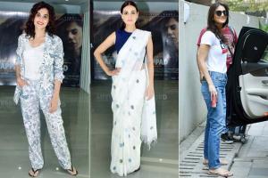 Celeb Spotting! Taapsee Pannu and Dia Mirza promote Thappad; Vaani Kapoor clicked in Andheri