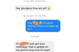 This woman got a response from her crush eight years later, here's why